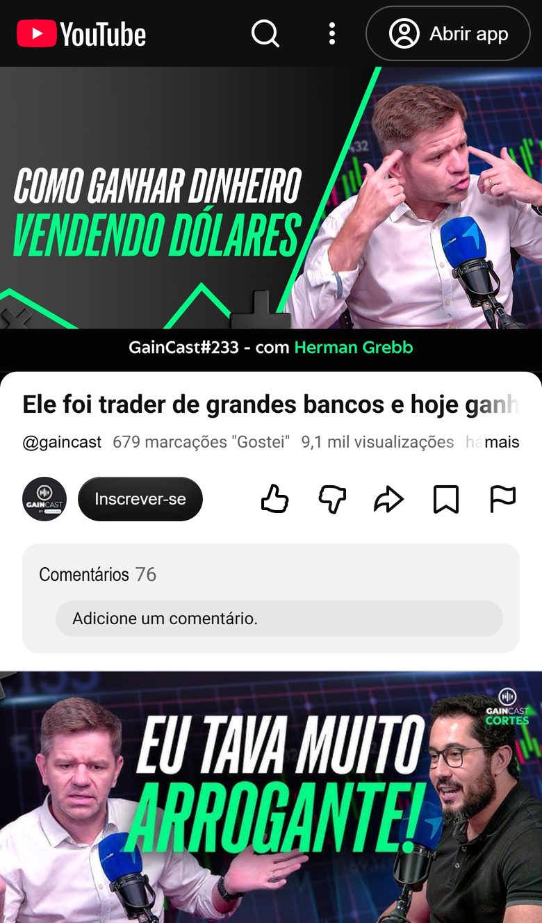 GainCast · Clear: Ele foi trader de grandes bancos e hoje ganha dinheiro operando dólar, GainCast 233