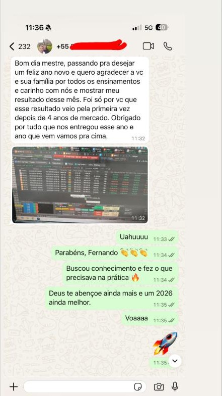 Print de resultado de aluno