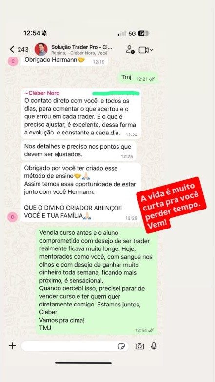 Print de resultado de aluno