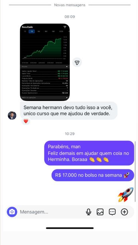 Print de resultado de aluno