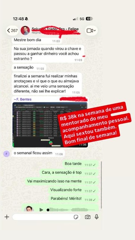 Print de resultado de aluno