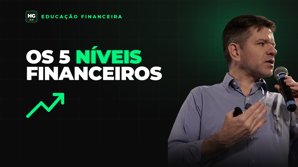 Hermann Greb ao lado do texto os 5 níveis financeiros, capa do artigo Os 5 Níveis Financeiros: Descubra em Qual Deles Você Está
