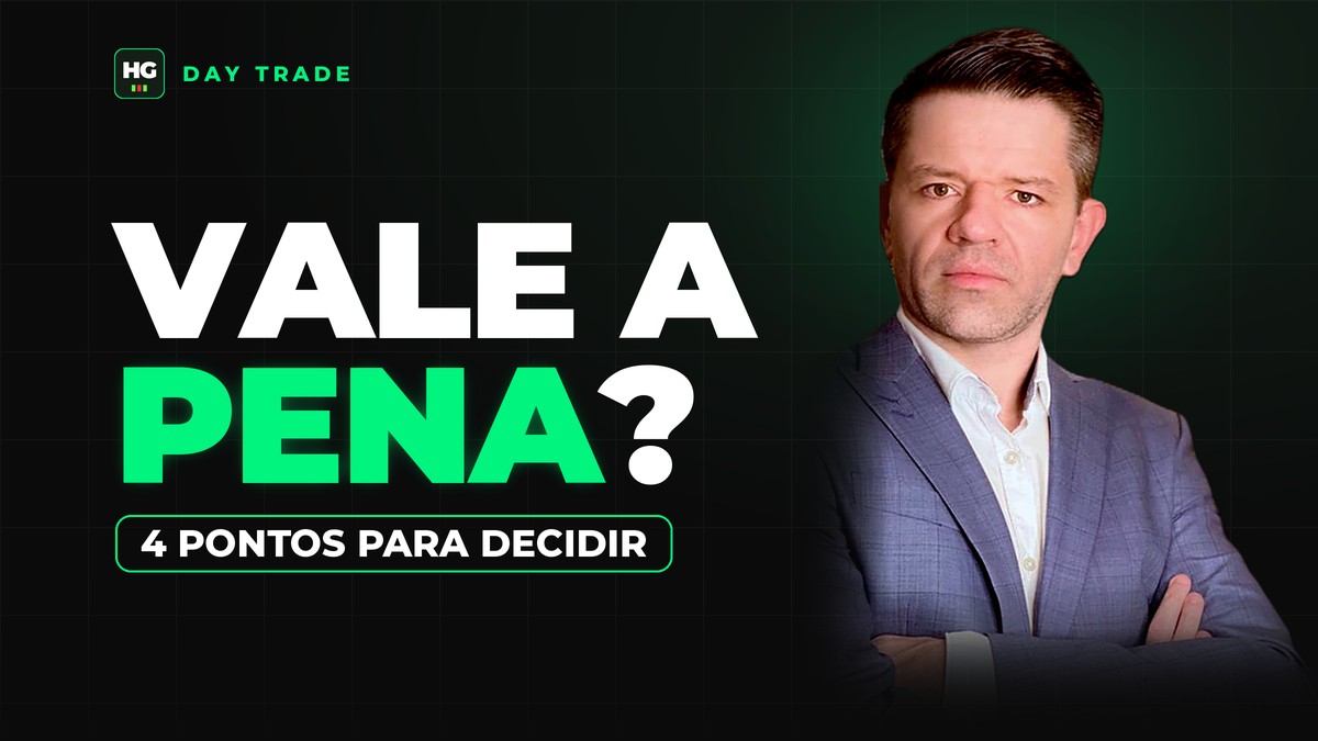 Hermann Greb ao lado do texto vale a pena?, capa do artigo Day Trade Vale a Pena? Os 4 Pontos que Definem se Funciona para Você
