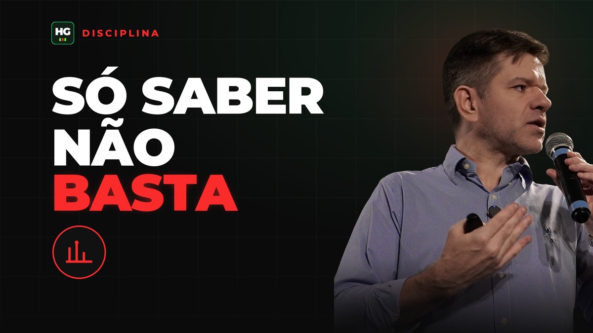 Hermann Greb ao lado do texto só saber não basta, capa do artigo Disciplina no Trading: Por Que Só Saber a Estratégia Não Basta