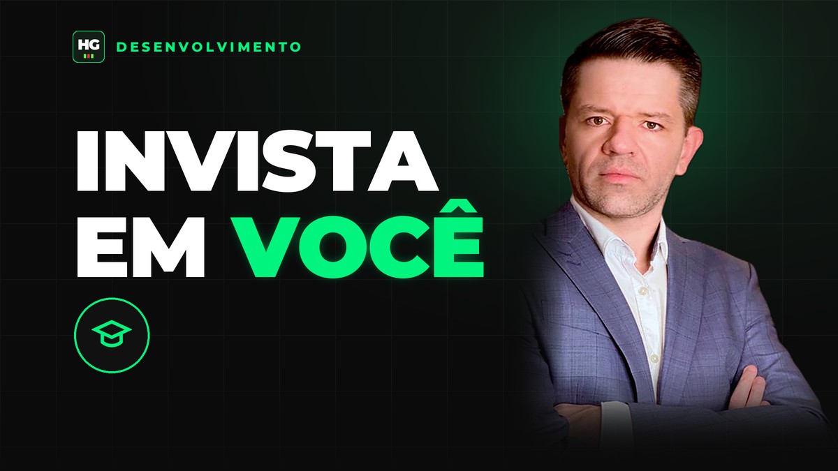 Hermann Greb ao lado do texto invista em você, capa do artigo Investir em Você Mesmo: Por Que Você Não Sai do Lugar