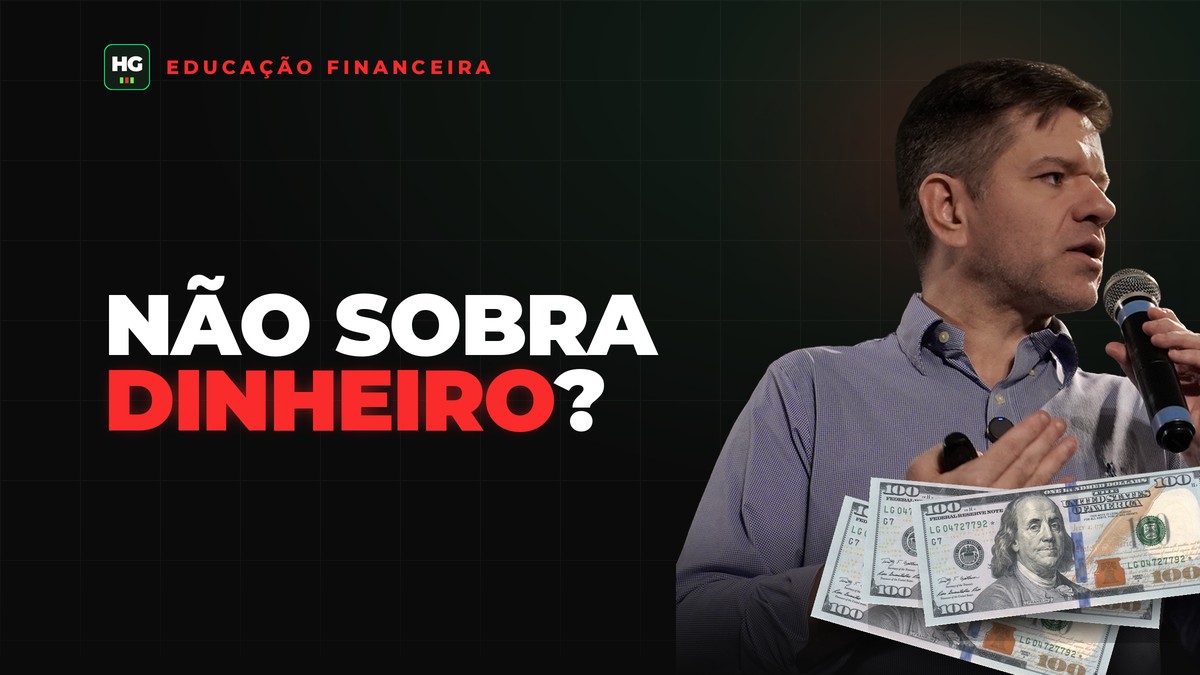 Hermann Greb ao lado do texto não sobra dinheiro?, capa do artigo Não Sobra Dinheiro para Investir? As Duas Únicas Saídas (e Por Que Começar Agora)