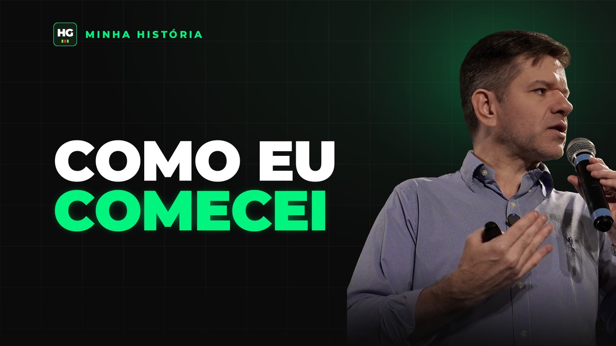 Hermann Greb ao lado do texto como eu comecei, capa do artigo O começo da carreira de um day trader foi desse jeito