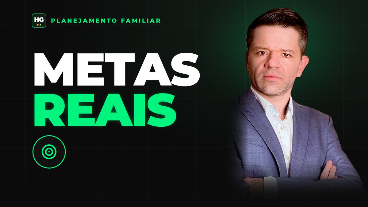 Hermann Greb ao lado do texto metas reais, capa do artigo Planejamento Financeiro Familiar: Como Definir Metas Reais Para Construir Patrimônio