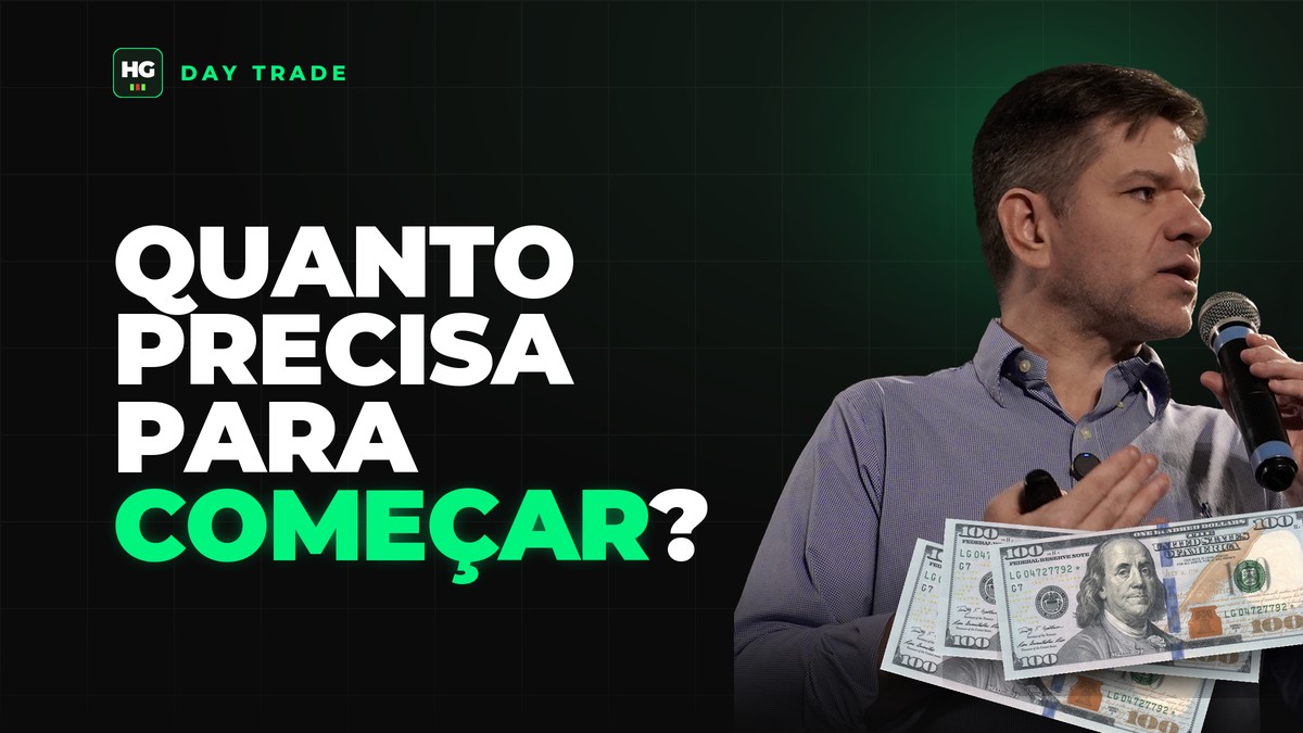 Hermann Greb ao lado do texto quanto precisa para começar?, capa do artigo Quanto Dinheiro Precisa para Começar no Day Trade?