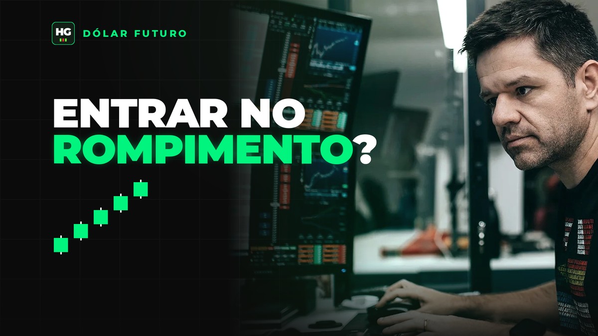 Hermann Greb ao lado do texto entrar no rompimento?, capa do artigo Rompimento no Dólar: Como o Preço Chegou Até Lá Define se Você Entra ou Não