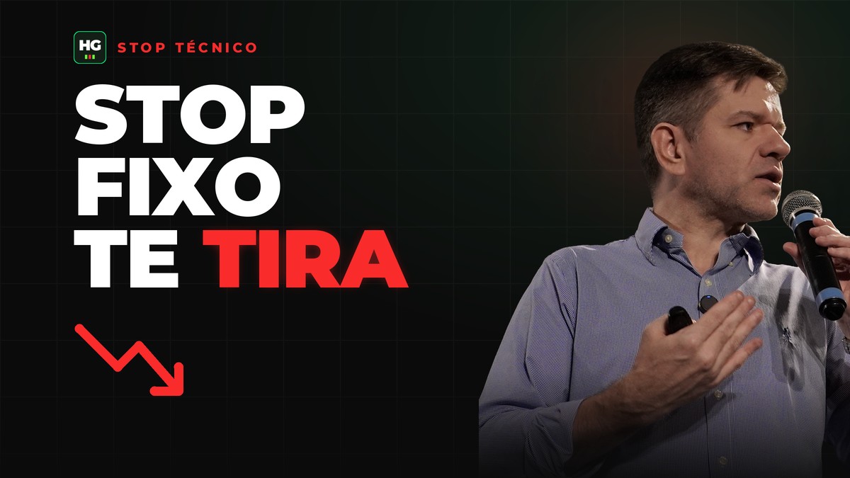Hermann Greb ao lado do texto stop fixo te tira, capa do artigo Stop Técnico no Mini Dólar: Por Que o Stop Fixo Te Tira do Trade