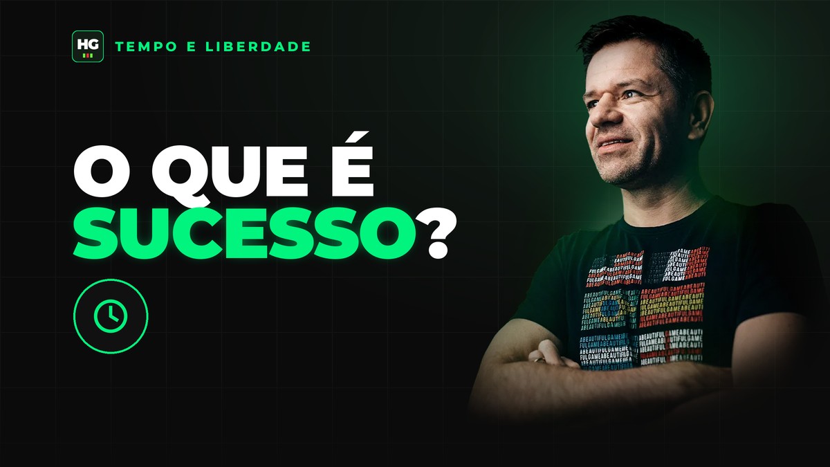 Hermann Greb ao lado do texto o que é sucesso?, capa do artigo O Que Realmente Define Sucesso Como Trader (Não É Só o Quanto Você Ganha)