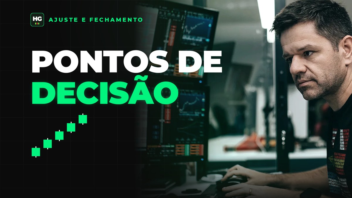 Hermann Greb ao lado do texto pontos de decisão, capa do artigo TR Pontos de Decisão no Dólar Futuro: Ajuste e Fechamento na Prática