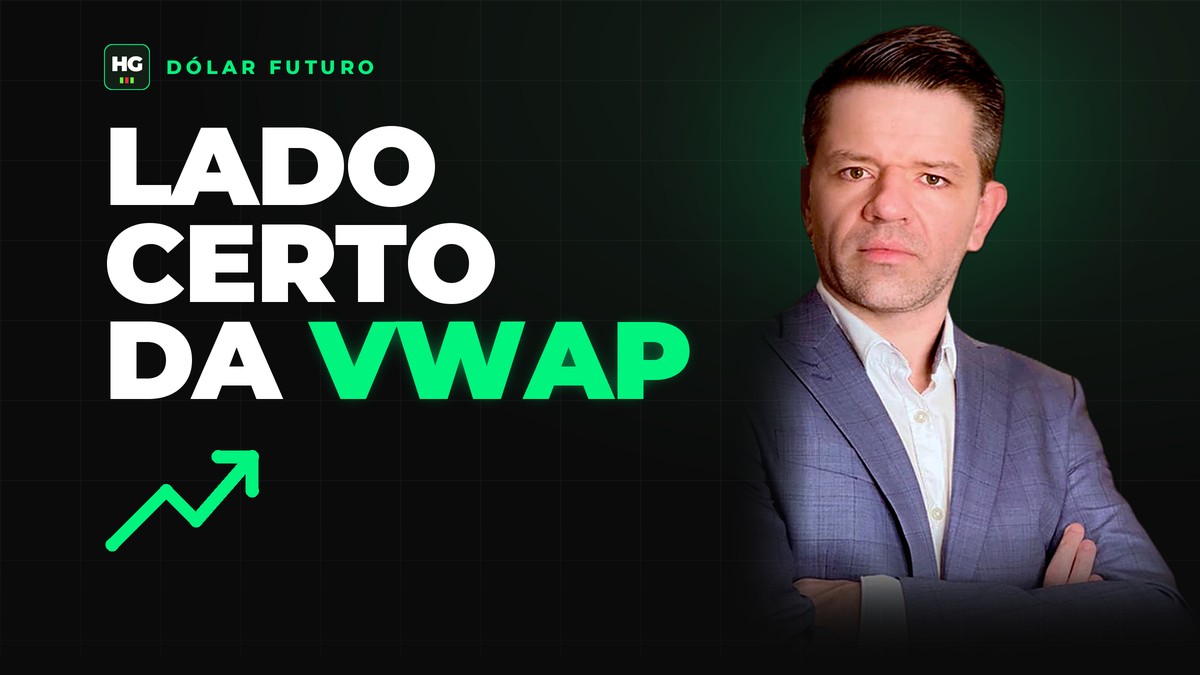 Hermann Greb ao lado do texto lado certo da vwap, capa do artigo VWAP Diária no Dólar Futuro: Como Usar Para Entrar do Lado Certo do Fluxo