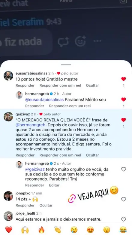 Print de resultado de aluno