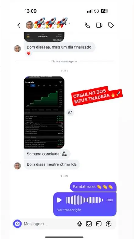 Print de resultado de aluno