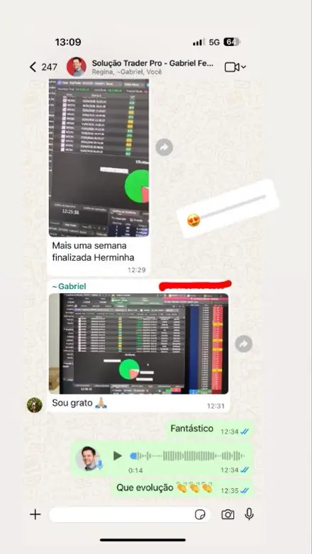 Print de resultado de aluno