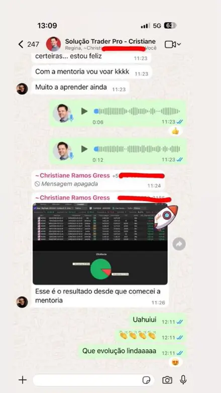 Print de resultado de aluno