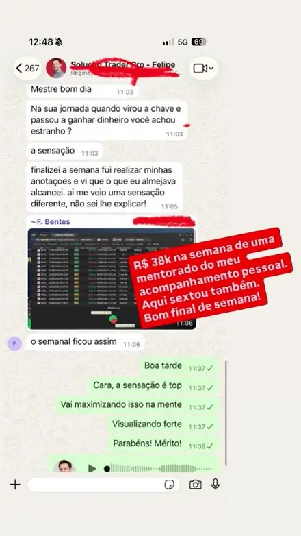 Print de resultado de aluno